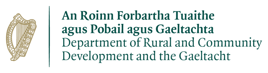 Department of Rural and Community Development and the Gaeltacht logo